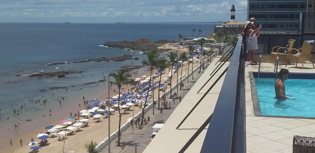 Apartamento Farol Barra Flat Salvador Exteriör bild